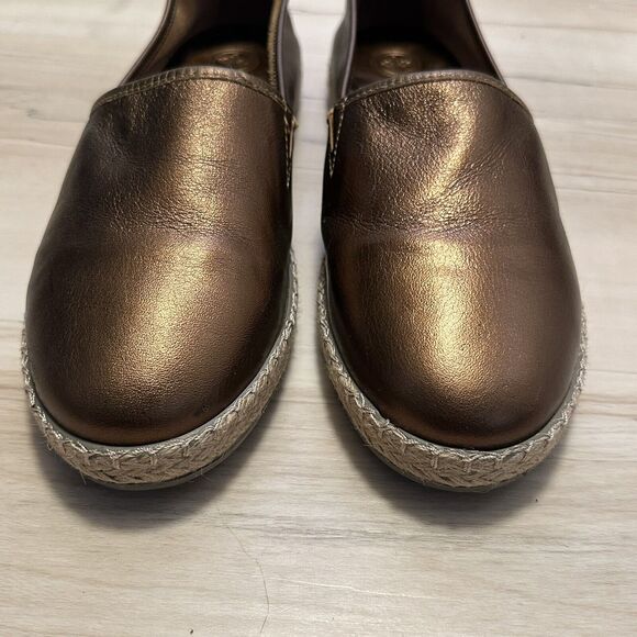 Charleston Shoe Co. Dunes Slip On Bronze Size 10 Espadrille New‎ - Picture 3 of 7